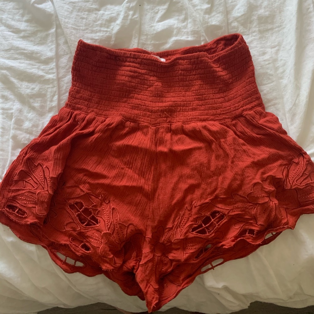 Float orange shorts